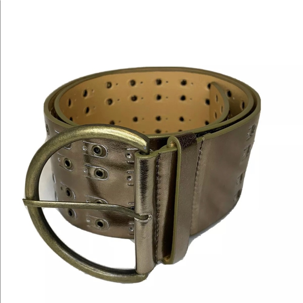 New Women Belt Hip High Waist Rose gold Big Buckle